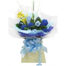 Baby Boy Clothing Bouquet Gift Set Blue 